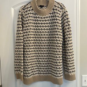 Talbots 100% cotton knit sweater size XL